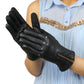 Leather Driving Gloves: Women's Elegant Winter Touchscreen Gloves