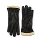 Winter Leather Gloves for Women, Premium Sheepskin Warm Gloves for Cold Weather, Fleece Lining Touch Screen Glove