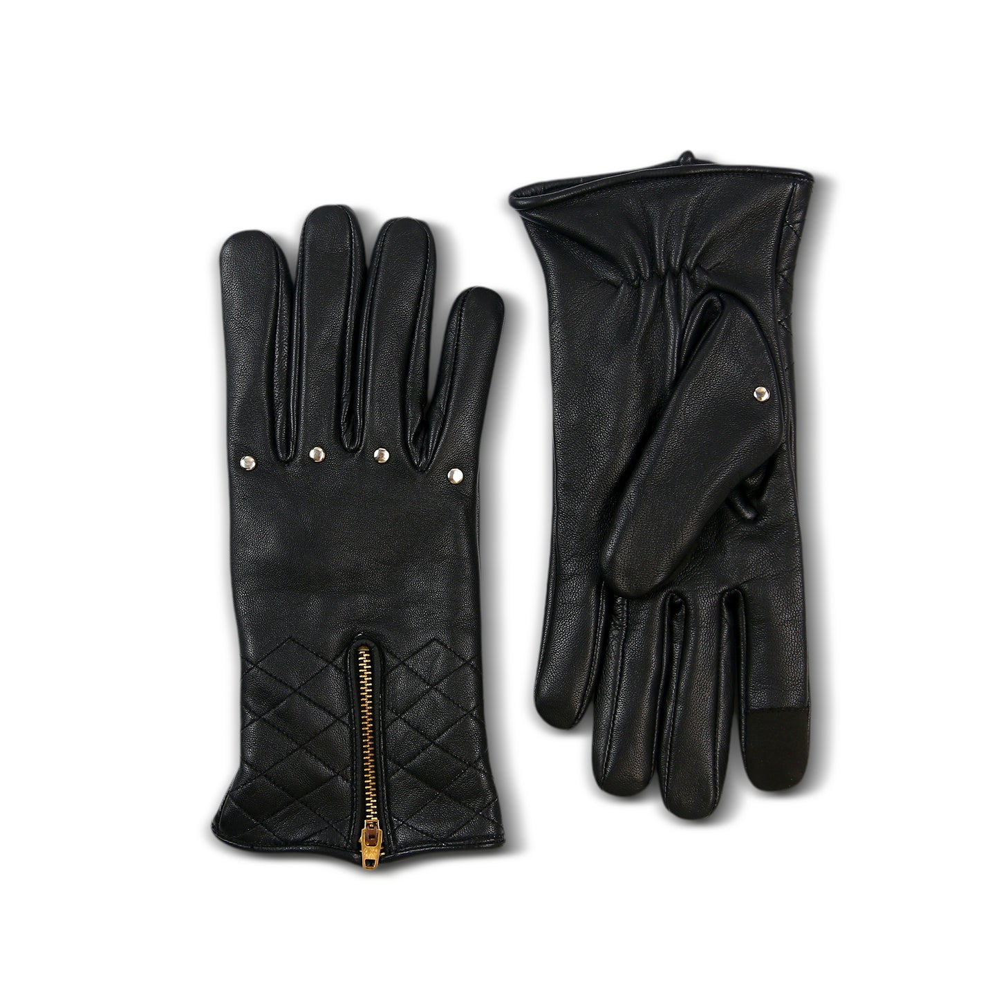 Leather Driving Gloves: Women's Elegant Winter Touchscreen Gloves