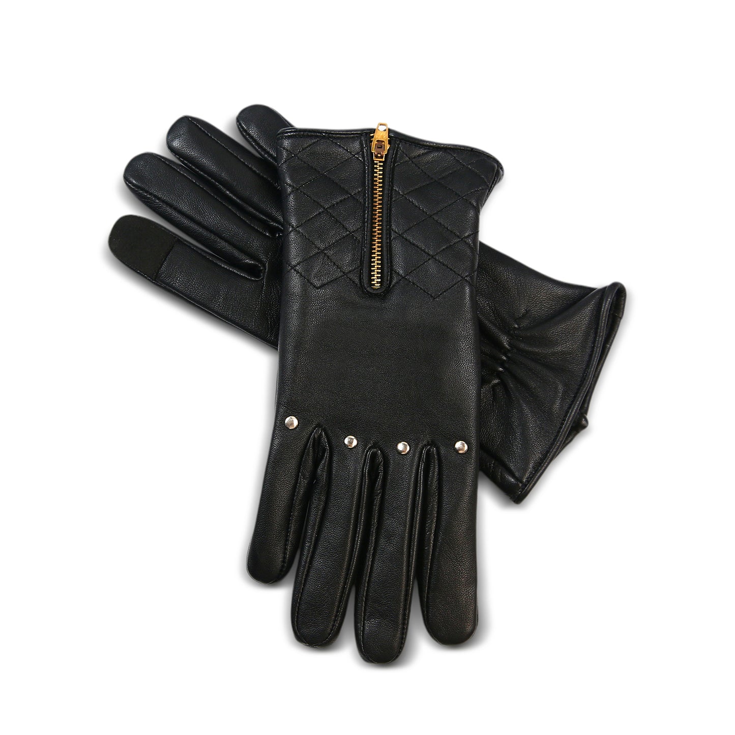 Leather Driving Gloves: Women's Elegant Winter Touchscreen Gloves