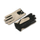 Men`s Real Leather Driving Gloves Retro Style Full Finger Crochet Back Chauffeur