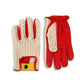 Nappa Leather Driving Gloves: Crochet Detail, Bike Rides