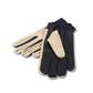 Real Leather Crochet Men's Classic Driving Gloves sheep leather