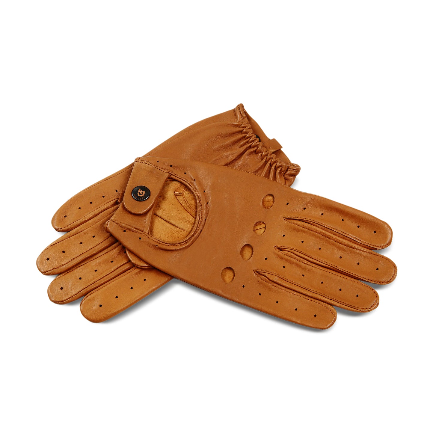 Meetoget Men's Leather Driving Gloves Unlined Goatskin Auto Driving Gloves With Touchscreen Gloves