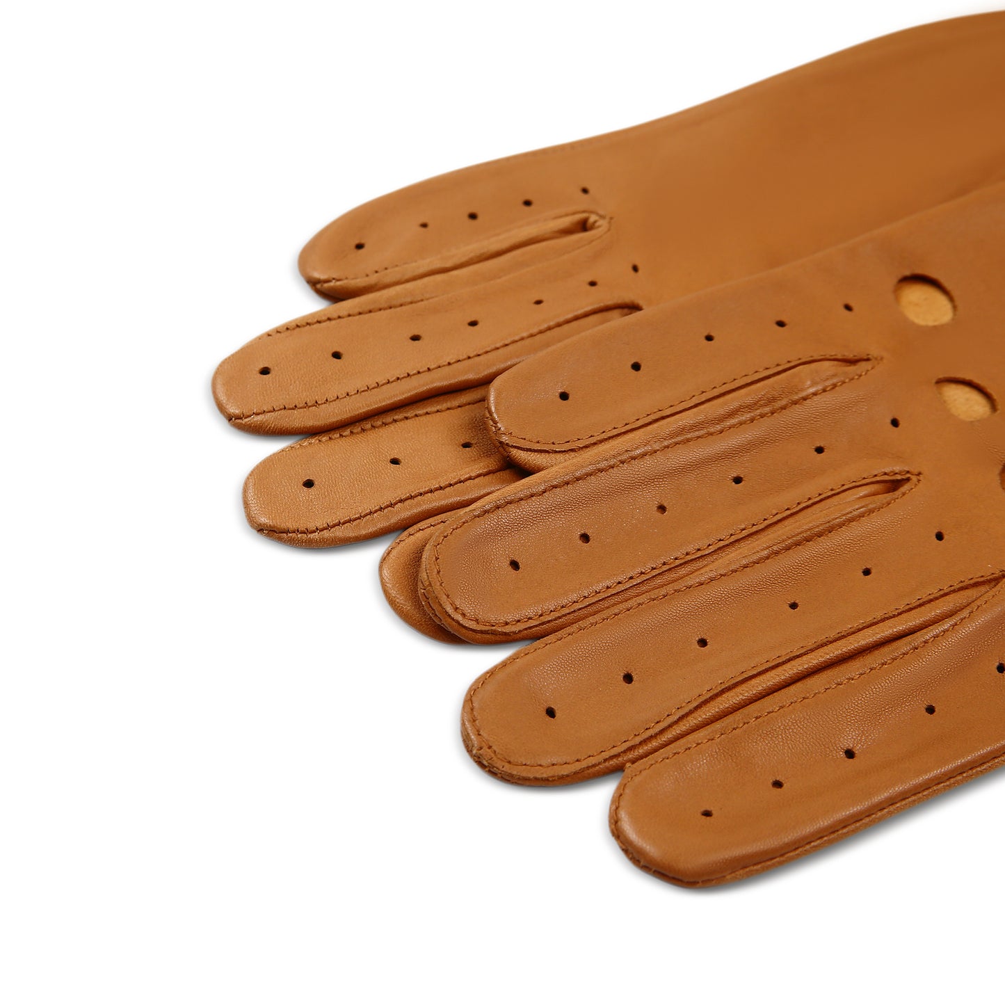 Meetoget Men's Leather Driving Gloves Unlined Goatskin Auto Driving Gloves With Touchscreen Gloves