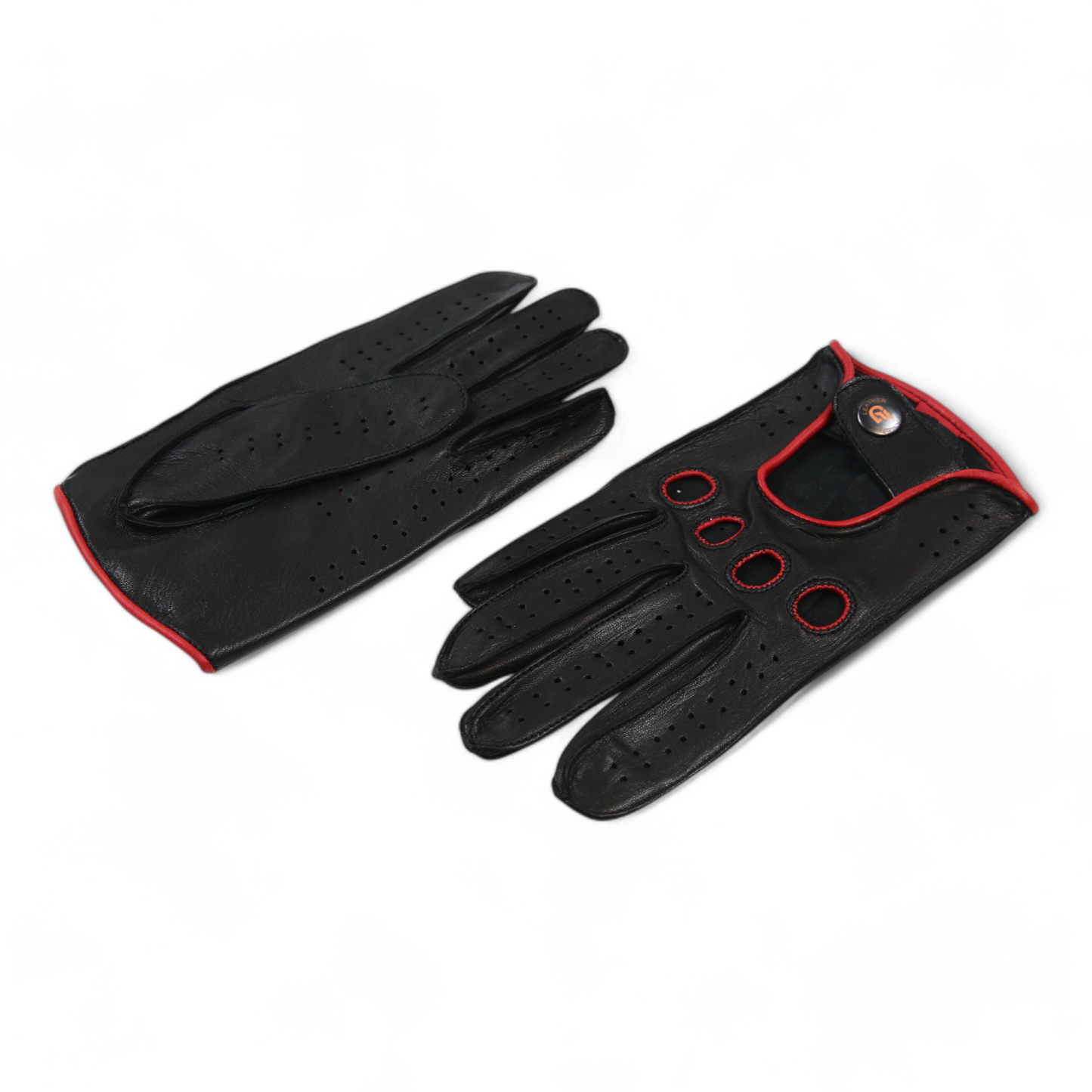 ZLUXURQ Mens Touchscreen Professional Leather Driving Gloves Unlined -Soft and Thin Italian Lambskin