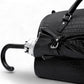Personalized Black Crocodile Leather Duffle Bag: Travel Weekender, Gym Holdall
