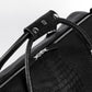 Personalized Black Crocodile Leather Duffle Bag: Travel Weekender, Gym Holdall