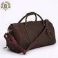 Genuine Cowhide Leather Gym ,Travel Duffle , Large Tote with Shoulder Strap