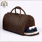 Genuine Cowhide Leather Gym ,Travel Duffle , Large Tote with Shoulder Strap