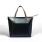 Women’s Black Leather Tote — Shoulder Bag / Purse