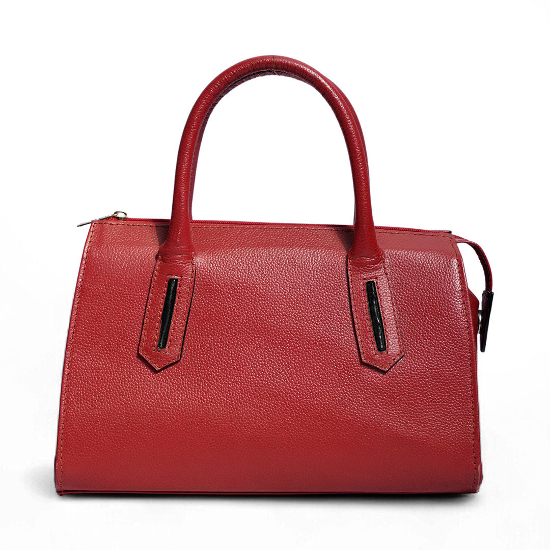 Full Grain Leather Doctor Bag: Handmade Everyday Carry Purse