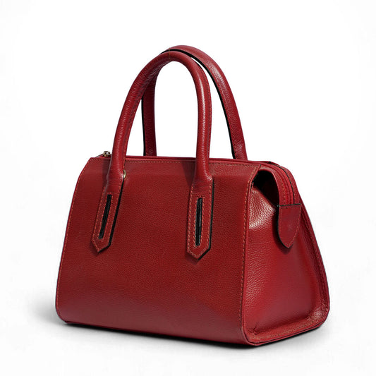 Full Grain Leather Doctor Bag: Handmade Everyday Carry Purse