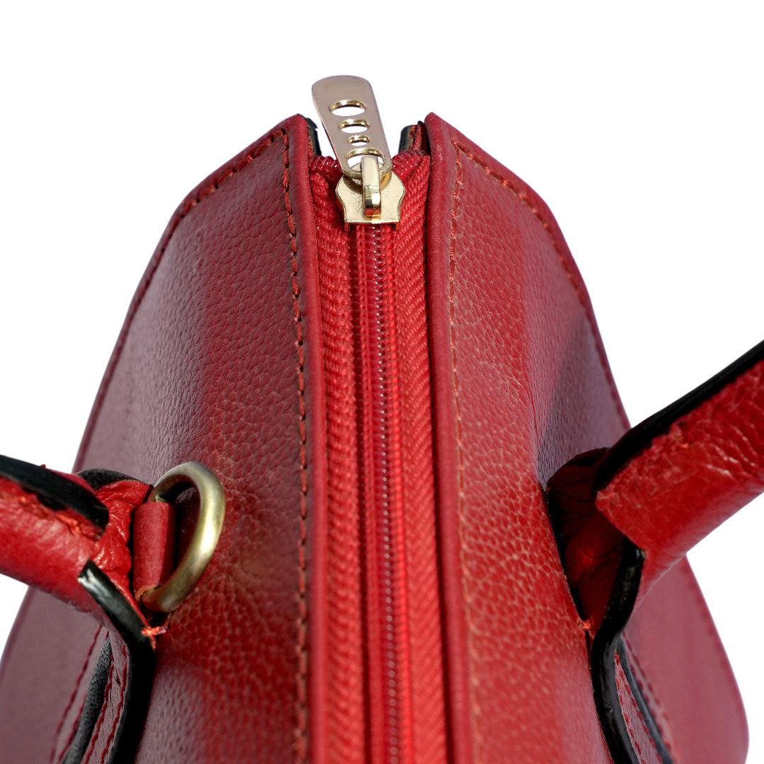 Full Grain Leather Doctor Bag: Handmade Everyday Carry Purse