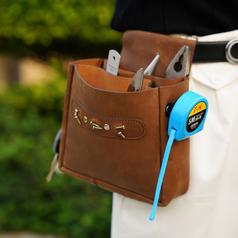 Farmer Tool Bag Personalized Leather Garden Florist Tool Belt