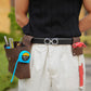 Leather Florist Tool Belt: Heavy Duty Garden & Landscaping Bag