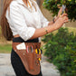 Florist Leather Tool Belt – Personalized Tool Pouch & Garden Bag