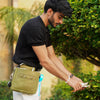 Leather Florist Tool Belt: Heavy Duty Garden & Landscaping Bag