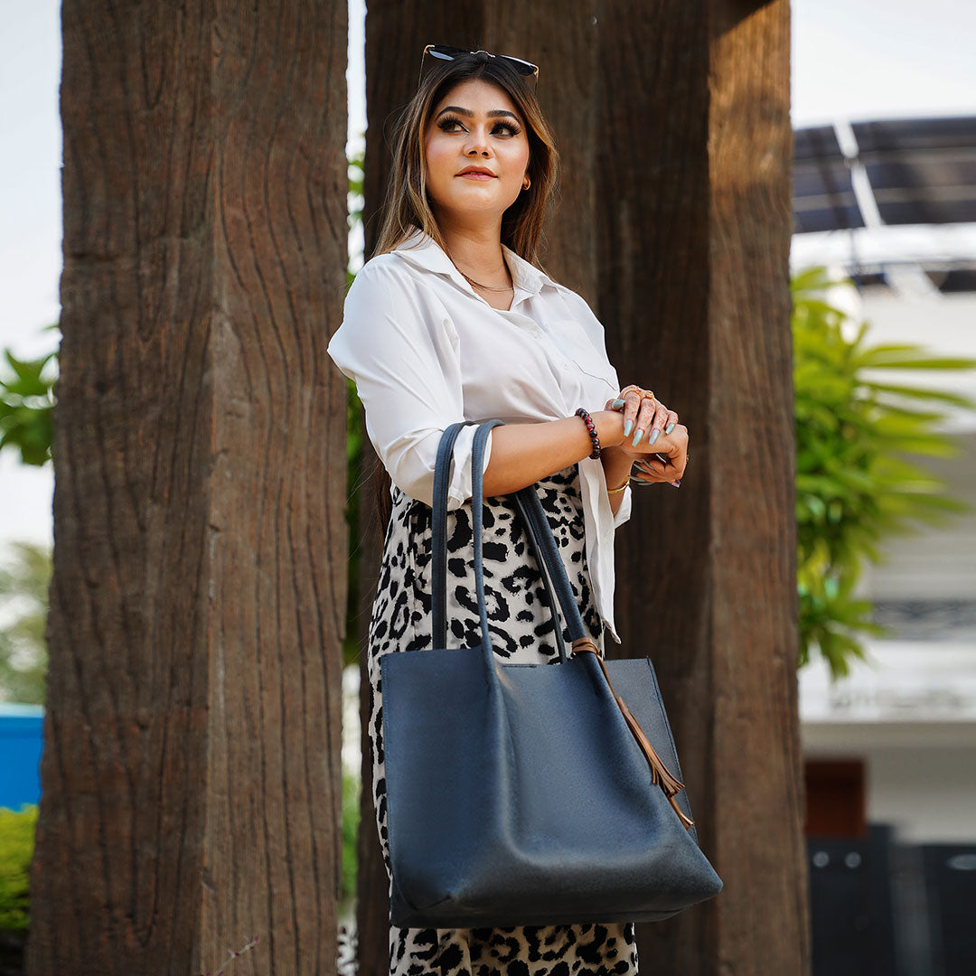 Cecilia Tote – Handcrafted Genuine Leather Bag