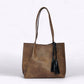 Kattee Leather Totes for Women Shoulder Bag Top Handle Satchel Purse