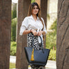 Extra Large Leather Tote Bag: Handmade Full Grain, Travel Shopping Bag