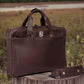 Personalized Laptop Satchel – Leather Gift for Him
