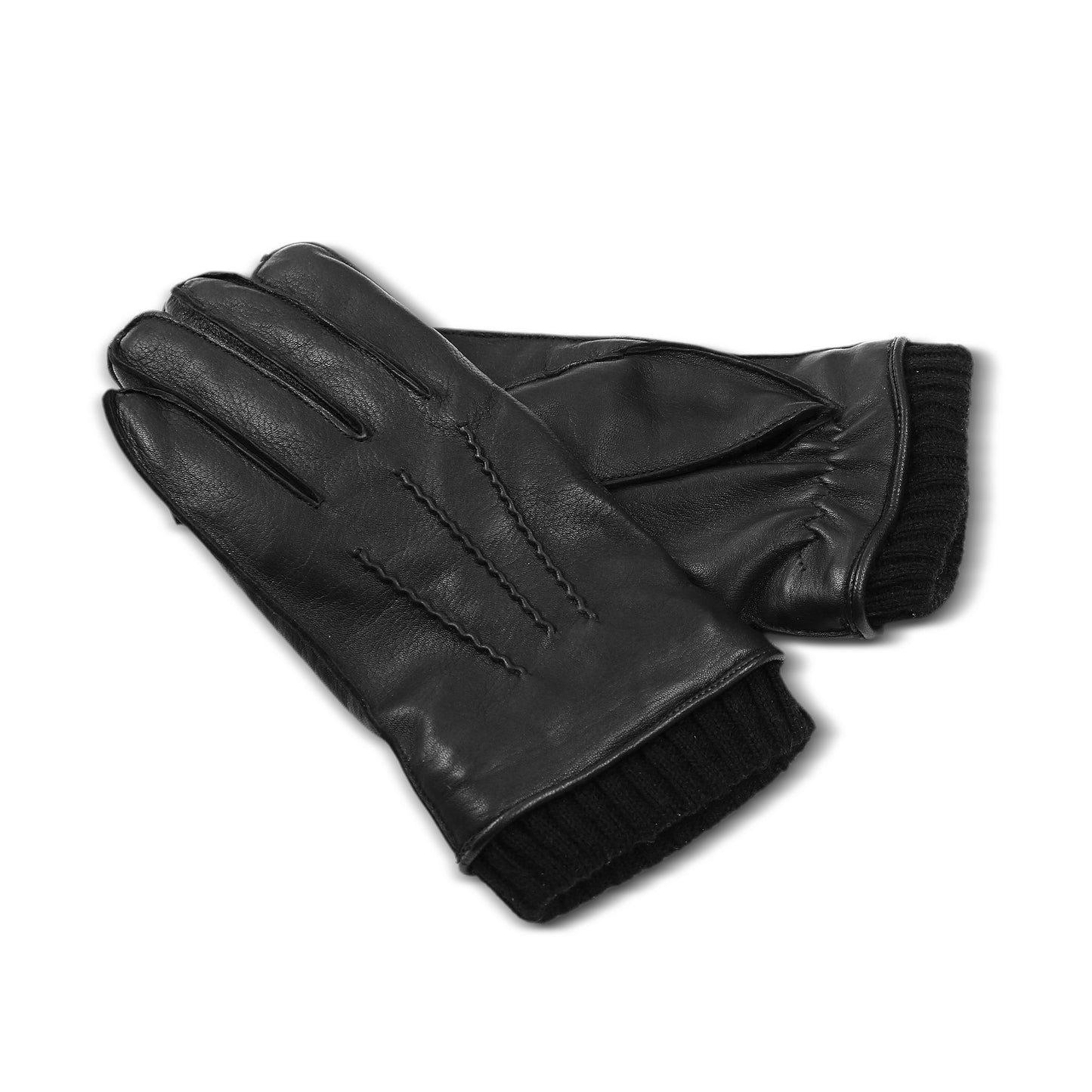 Winter Leather Gloves for Women, Premium Sheepskin Warm Gloves for Cold Weather, Fleece Lining Touch Screen Glove